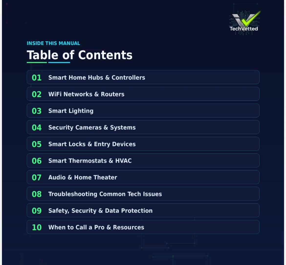 The Complete Home Tech Maintenance & Troubleshooting Manual (PDF)