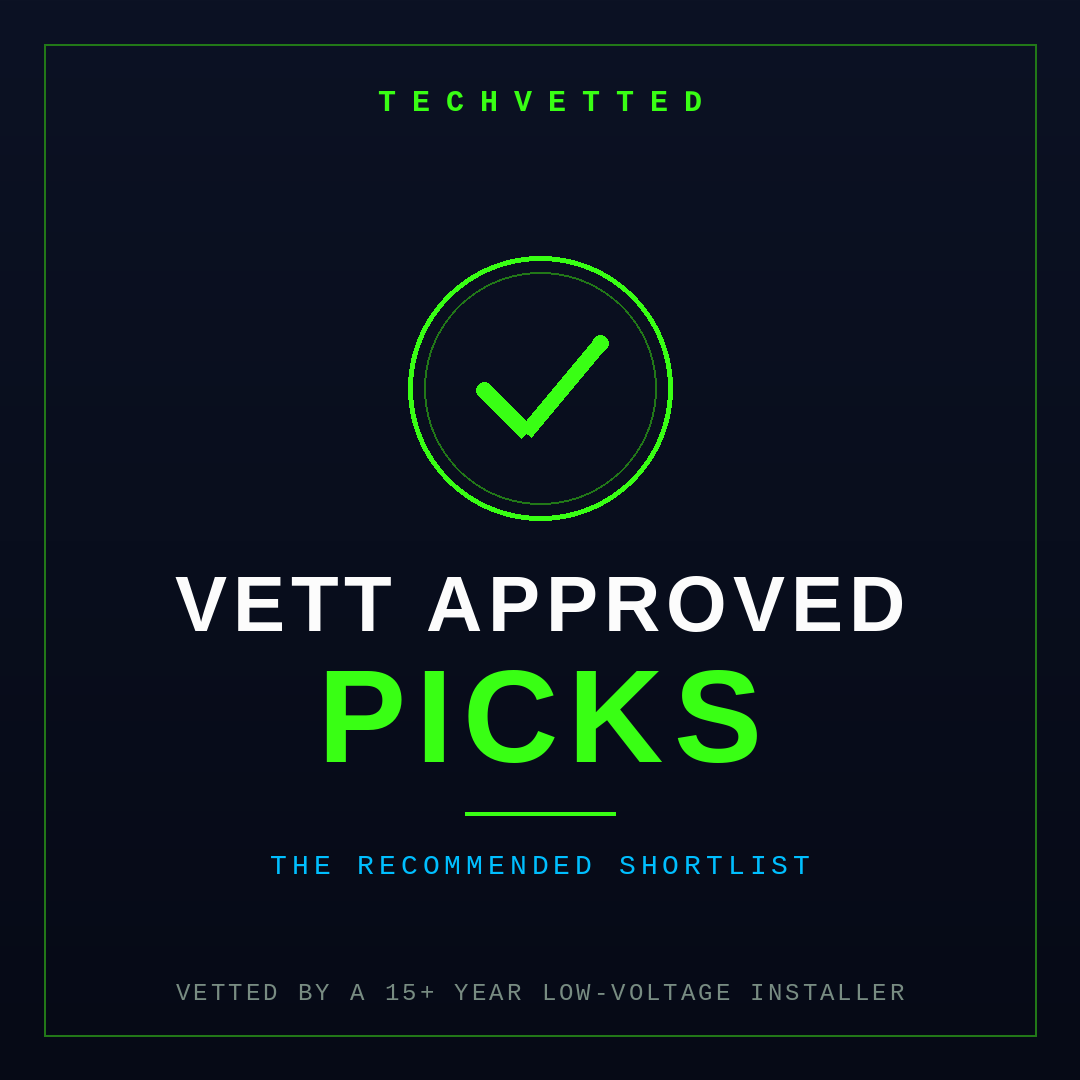 Vett Approved Picks (Recommended)