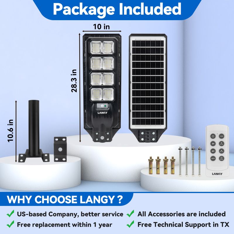 Langy 200W Solar Street Light ES03