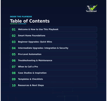 Ultimate Smart Home Upgrade Playbook (PDF)