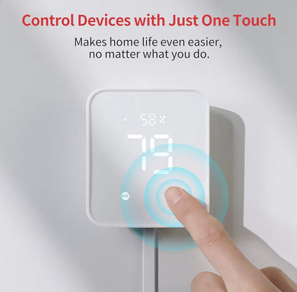 Smart Home Hub & Temperature Monitor (4-in-1)