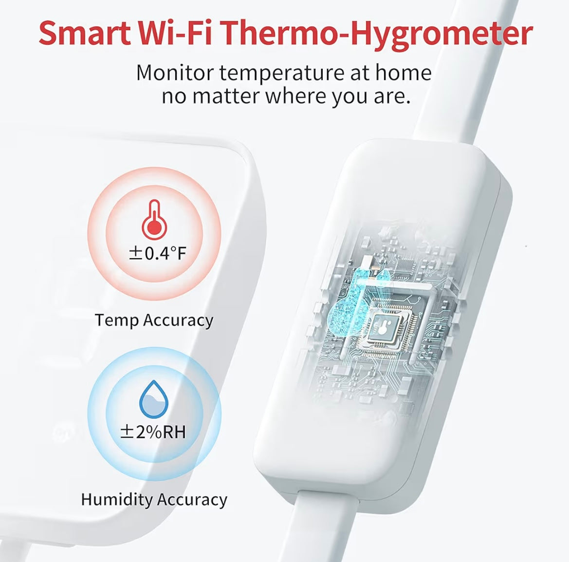 Smart Home Hub & Temperature Monitor (4-in-1)