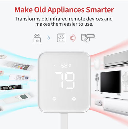 Smart Home Hub & Temperature Monitor (4-in-1)