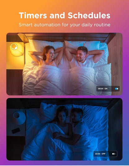 Govee Smart Light Bulbs (4-Pack, Color Changing, WiFi + Bluetooth)