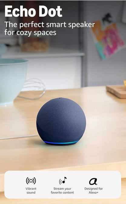 Amazon Echo Dot (Newest Model) - Deep Sea Blue
